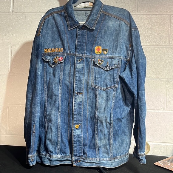 Rocawear Other - Rocawear Blue Denim Trench Coat
